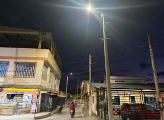 ESIP entregó nueva expansión de alumbrado público en el barrio Alfonso López