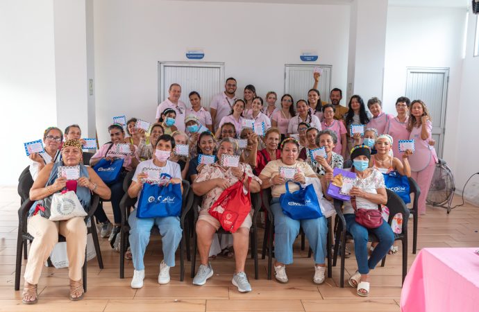 El Moncaleano celebró la vida de sus pacientes en la lucha contra el cáncer de mama